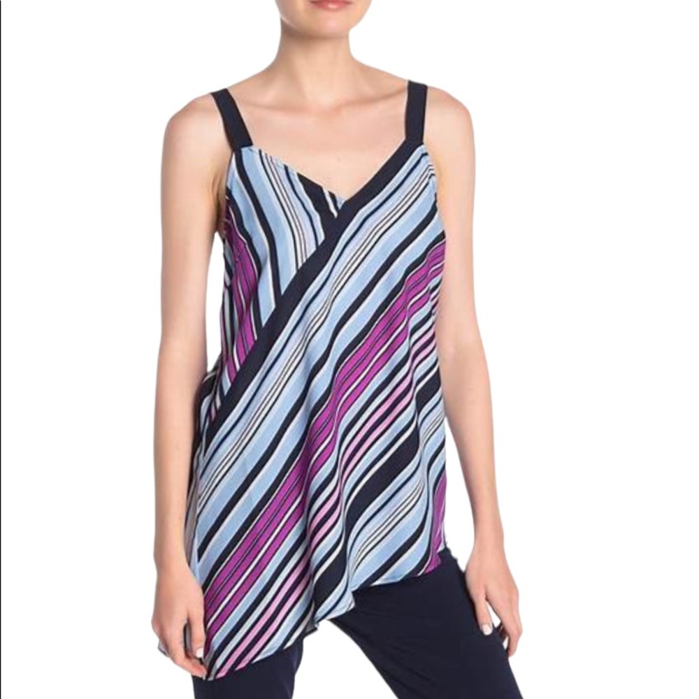 Vince Camuto Colorful Boardwalk Tank Top NWT